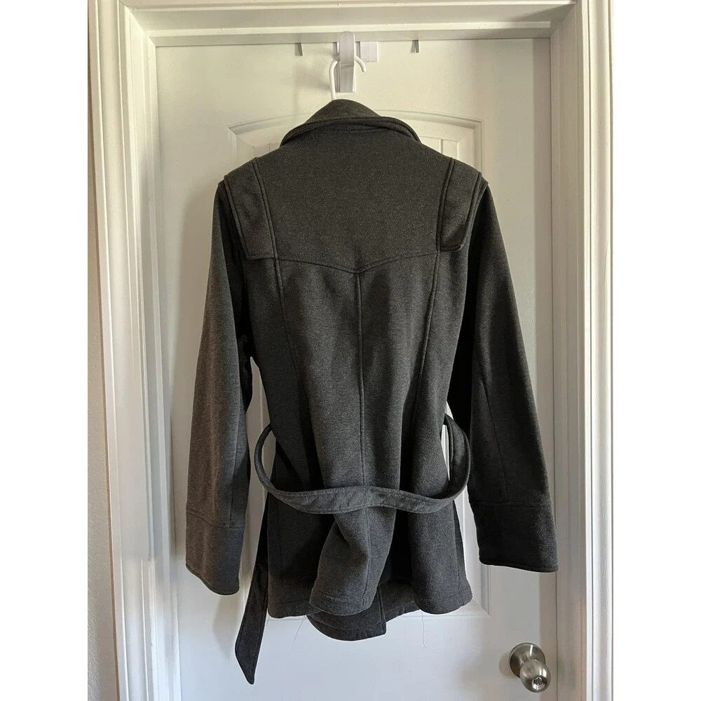 Sabrina Lauren New York Women's Gray Belted Coat
